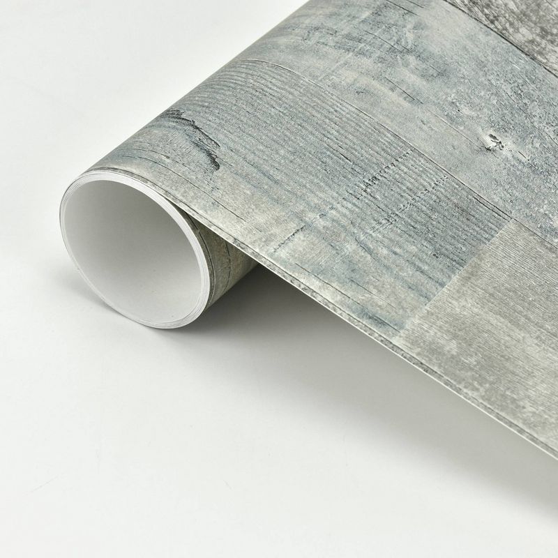 Brewster 9' Coastal Wood Peel & Stick Backsplash Wallpaper  Brown