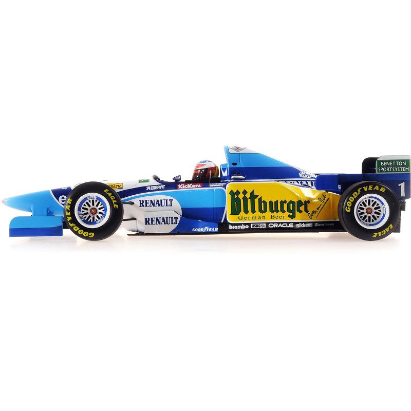 Benetton Renault B195 #1 M. Schumacher Winner Pacific GP F1 World Champion 1995 Ltd Ed 600 pcs 1/18 Diecast Model by Minichamps