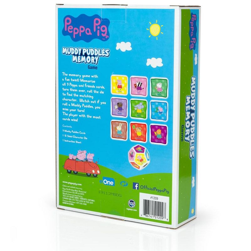 Peppa Pig Muddy Puddles Memory Card Game