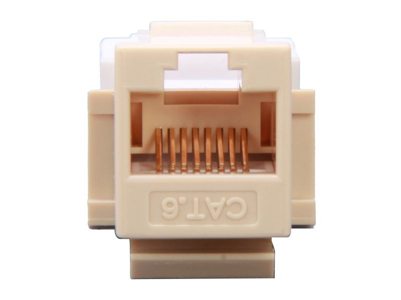 Micro Connectors CAT5 RJ45 Coupler F-F Straight