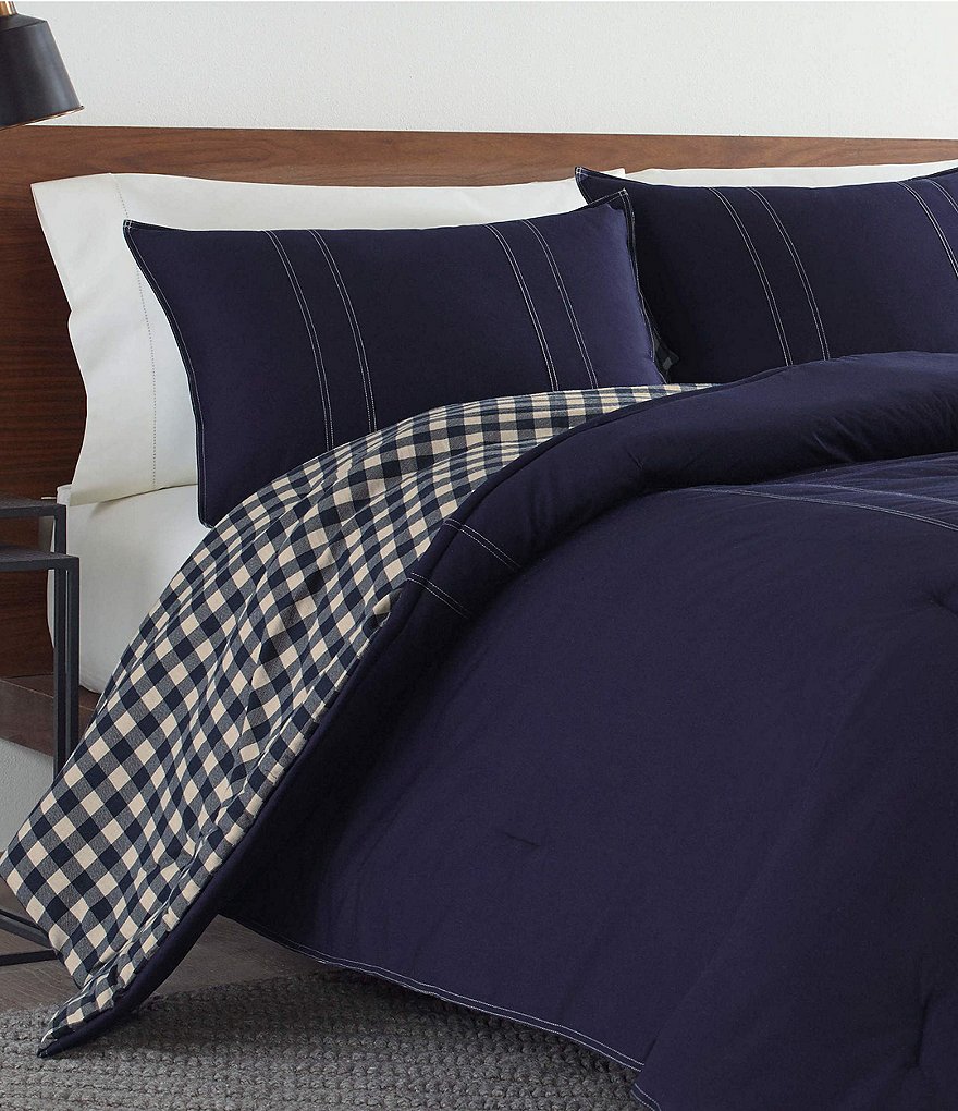 Eddie Bauer Kingston Navy Comforter Mini Set