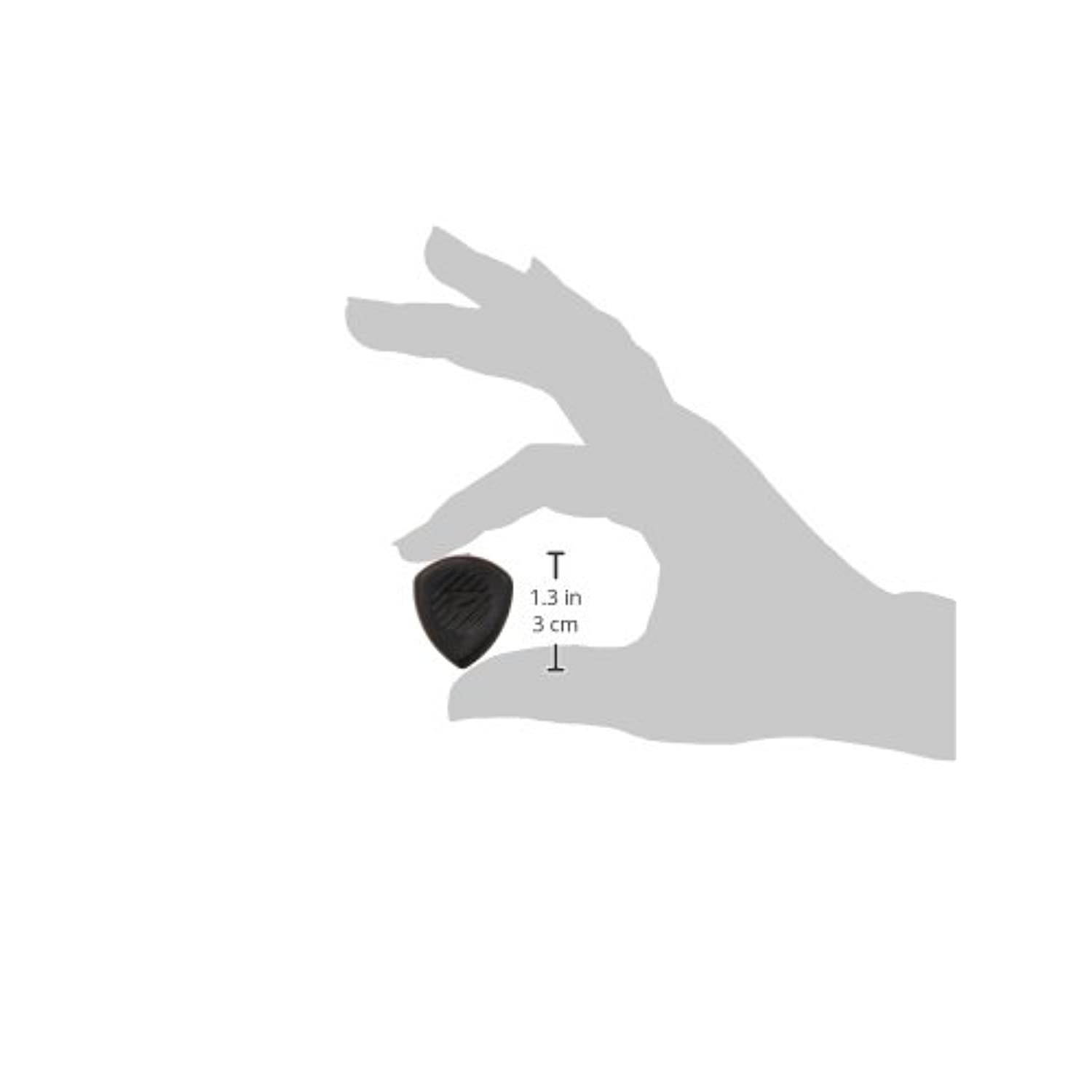 Dunlop 477P508 Primetone, Black, 5.0mm, 3/Players Pack