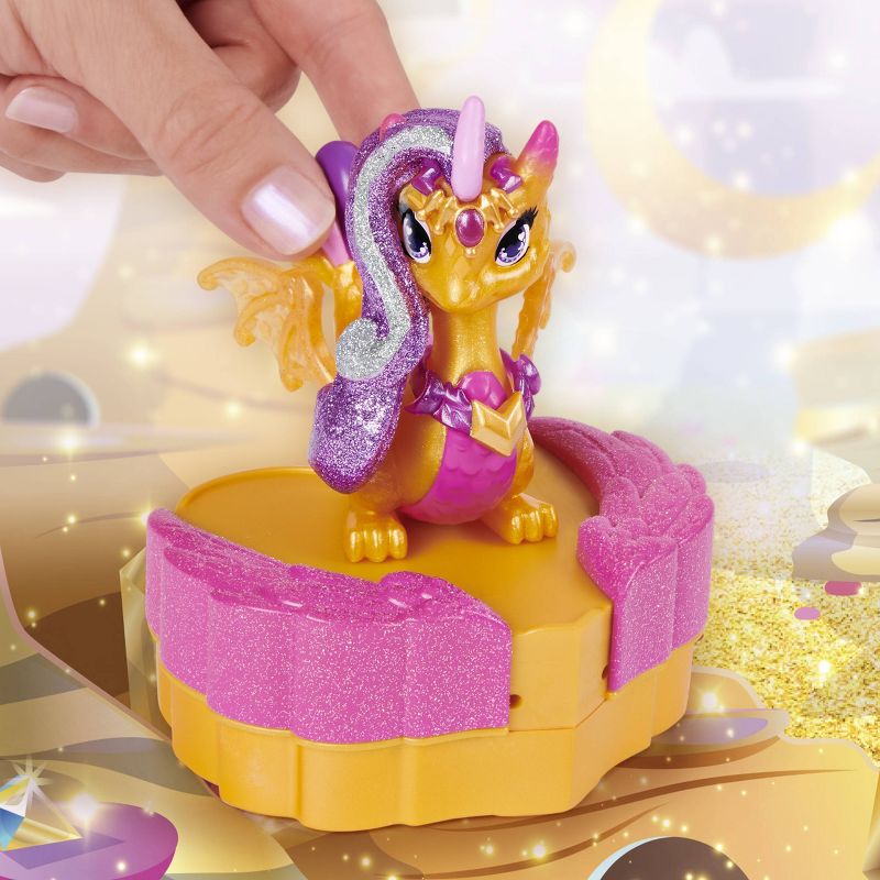 Hatchimals Pixies Riders Gold Shimmer Charlotte Pixie & Draggle Glider Hatchimal Set with Mystery Feature