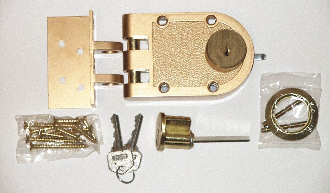 Commercial Lock, Double Cylinder, Bronze