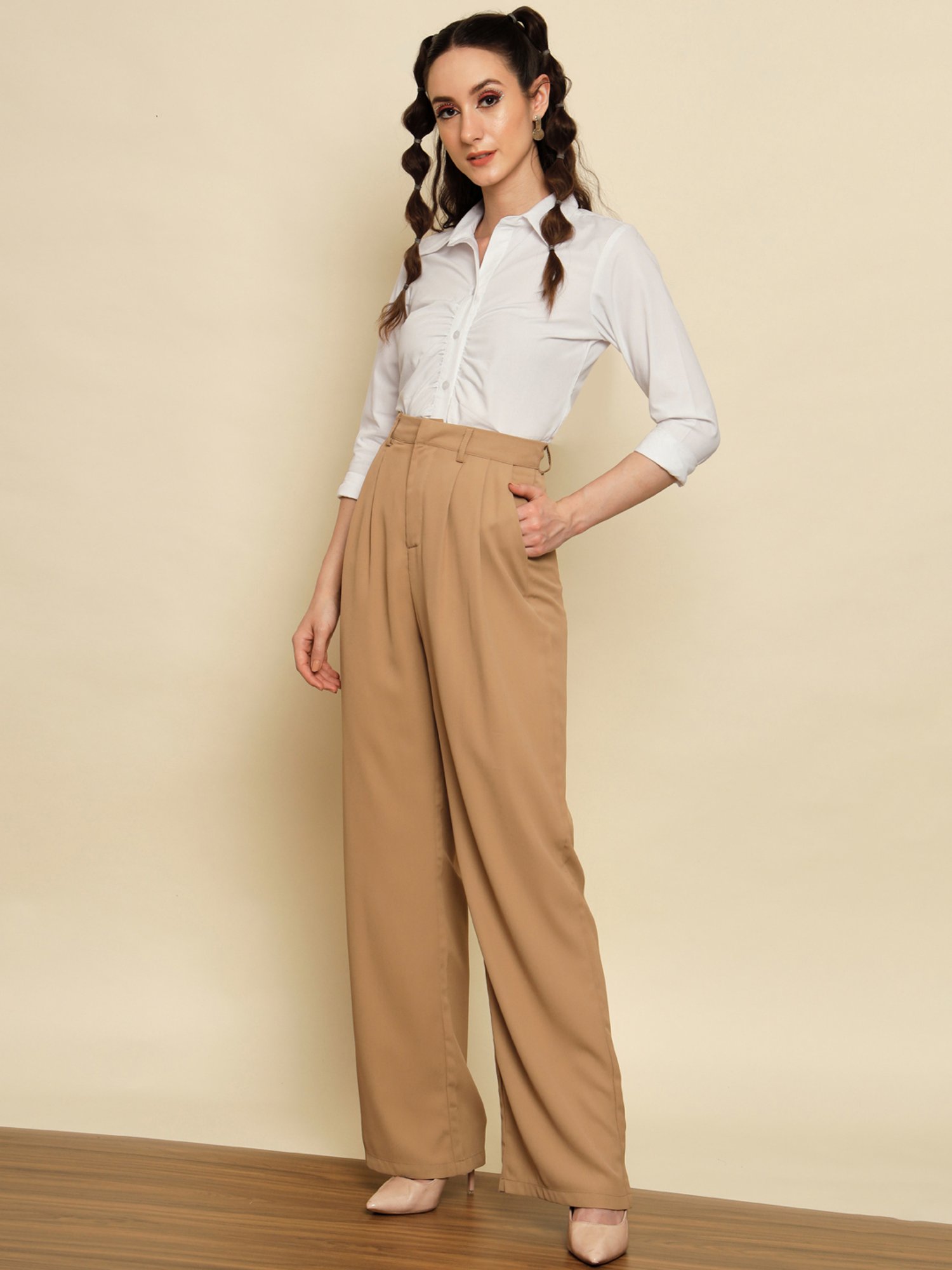 Trend Arrest White Cotton Shirt