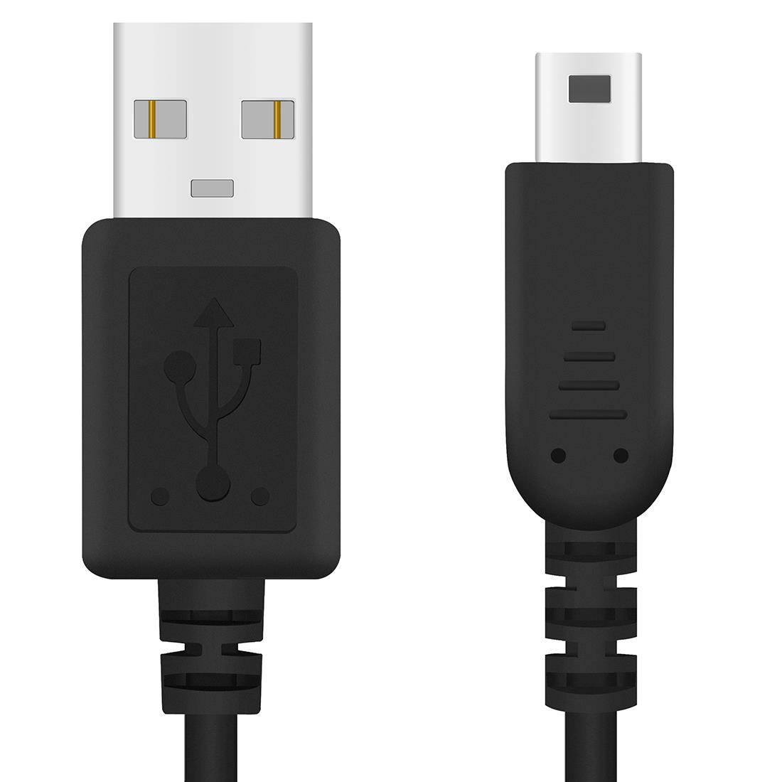 Geekria QuickFit Charging Cable, Fit for Nintendo 3DS XL, 3DS, 2DS, 2DS XL, Charging Cord / Ndsi Charger Cable (4FT, Black)