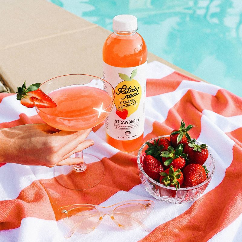 Rita's Real Organic Strawberry Lemonade - 32 fl oz
