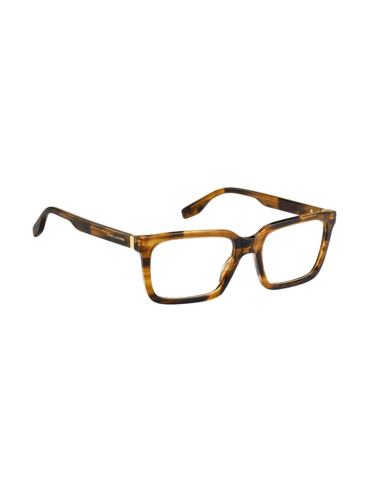 Marc Jacobs Brown Rectangular Eye Frames for Men