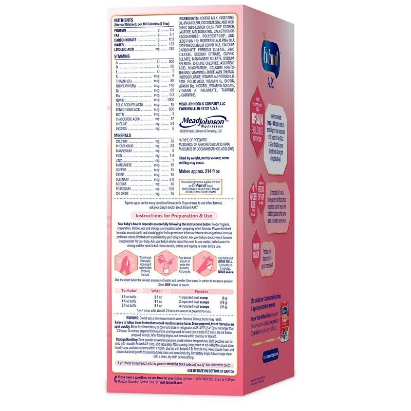 Enfamil A.R. Infant Formula Powder Refill Box - 30.4oz