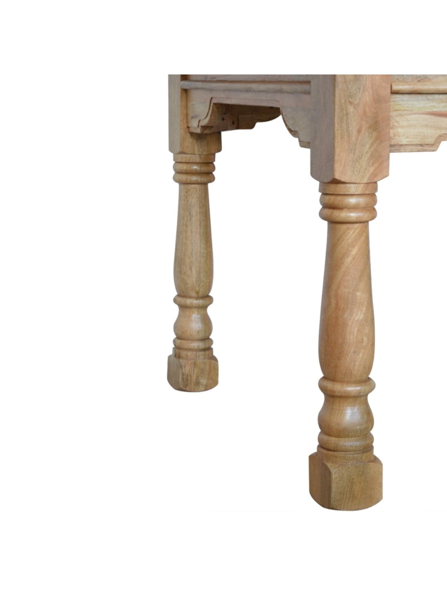 Artisan Furniture Granary Royale Turned Leg Brown Wood Butterfly Dining Table