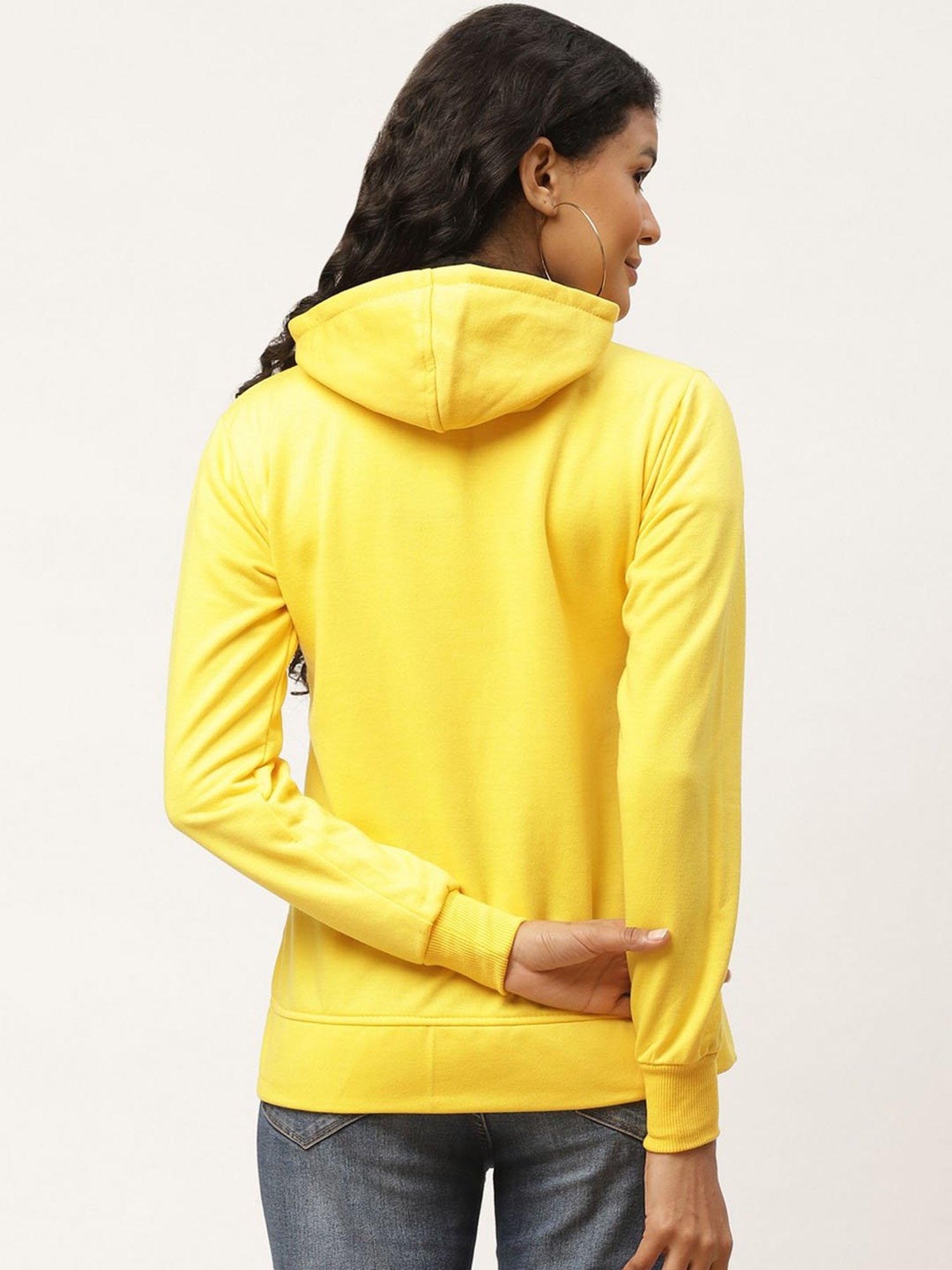 Belle Fille Yellow Full Sleeves Sweatshirt