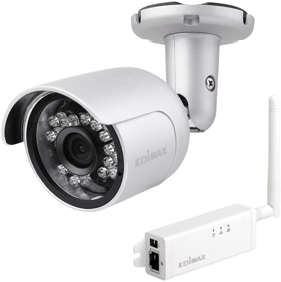 Edimax IC-9110W 720P HD Wi-Fi Mini Outdoor Network Camera with 139-degree Wide Angle View, Supports passive PoE injector