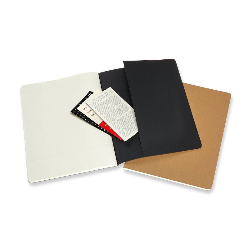 Moleskine Lined Professional Journal XL Cahier Black/Kraft