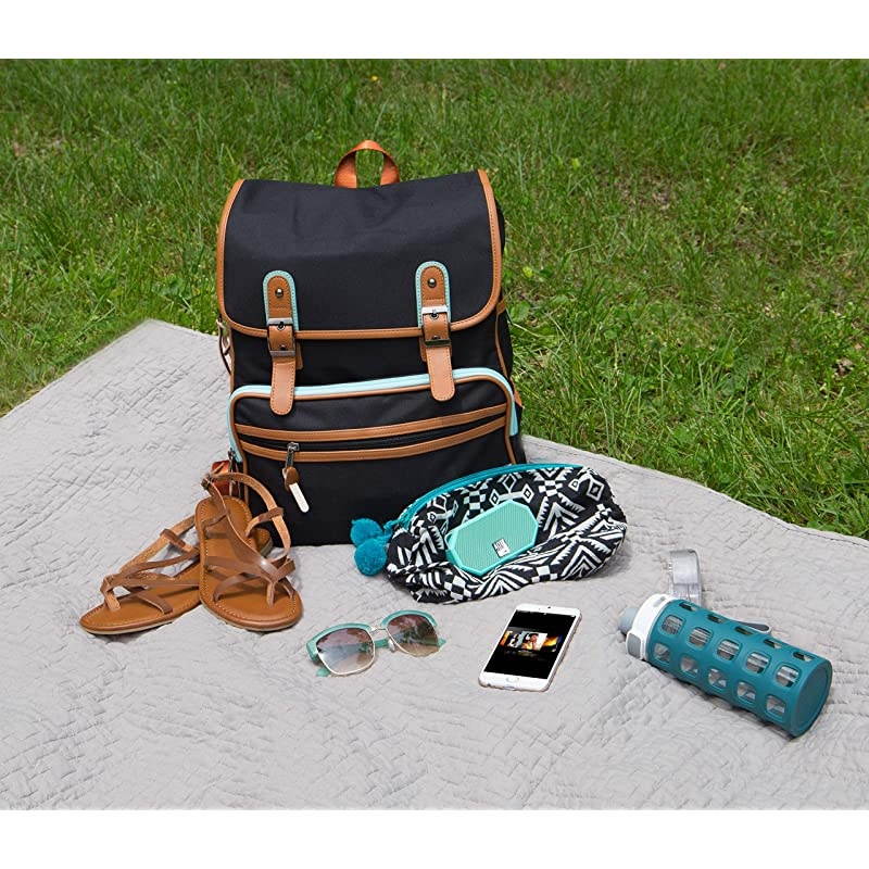 Mini H2O Wireless Bluetooth Waterproof Speaker Floating IP67 Portable Speaker Strong Bass Rich Stereo System Microphone 30 ft Range Lightweight 6Hour Battery Aqua