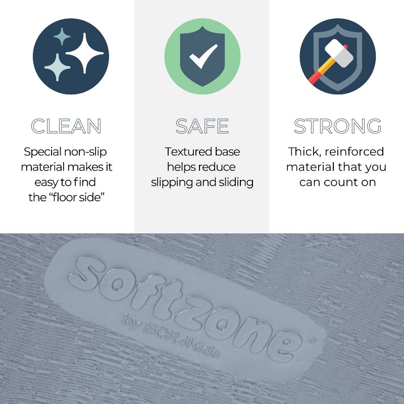 ECR4Kids SoftZone Tree Log Climber Play Set, Indoor Toddler Foam Obstacle Course, 4-Piece