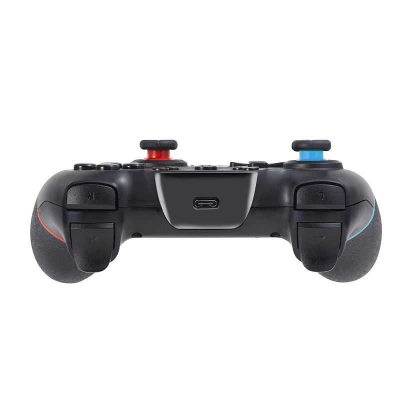 Wireless Pro Controller For Nintendo Switch / Switch Lite Console, Supports Gyro Axis, Turbo and Dual Vibration, Black by Insten