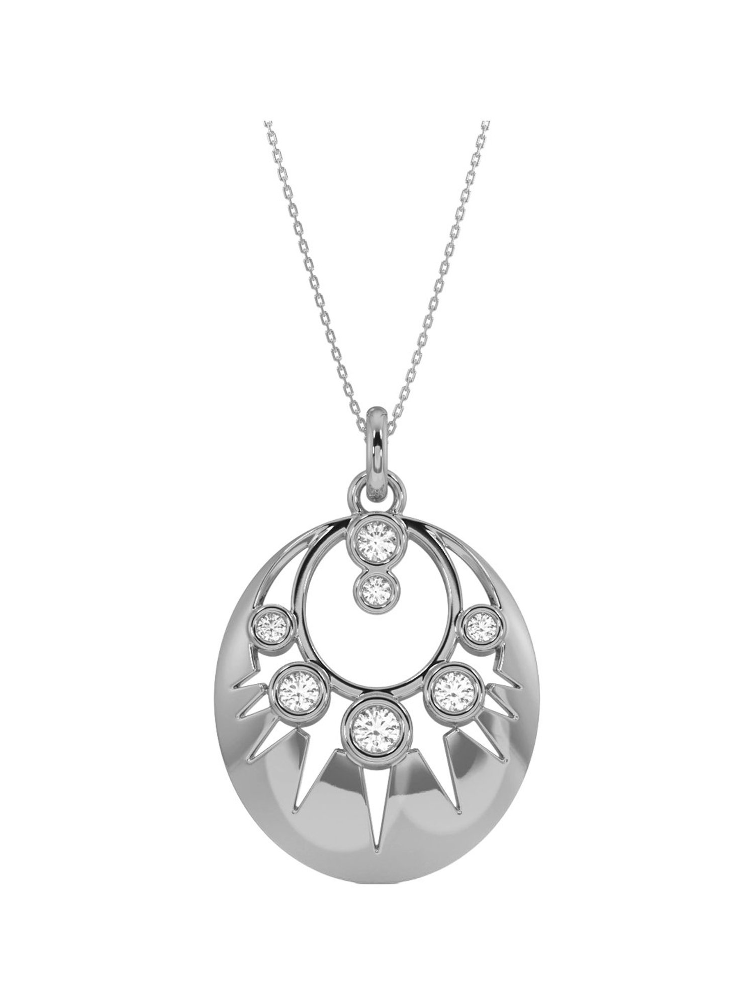 Silvermist 925 Sterling Silver Harmony Chain Pendant for Women & Girls