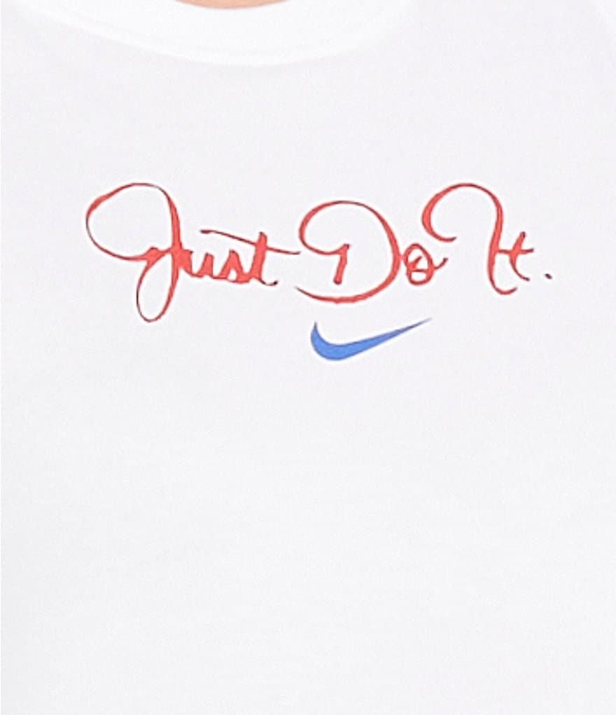 Nike Dri-FIT Training Just Do It Graphic Font Detail Cotton Blend Tank