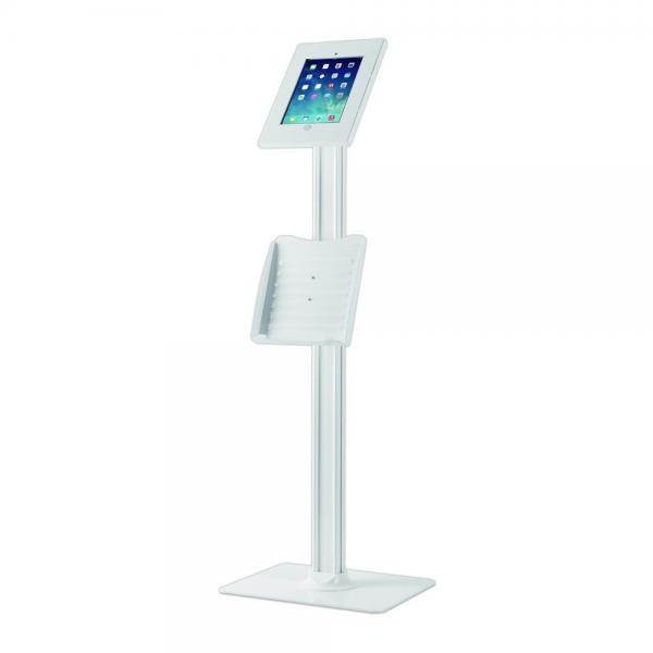 Pyle Secure Anti Theft Tablet Kiosk with Key + Lock - Display iPad Android Device Heavy Duty Mounted Enclosure