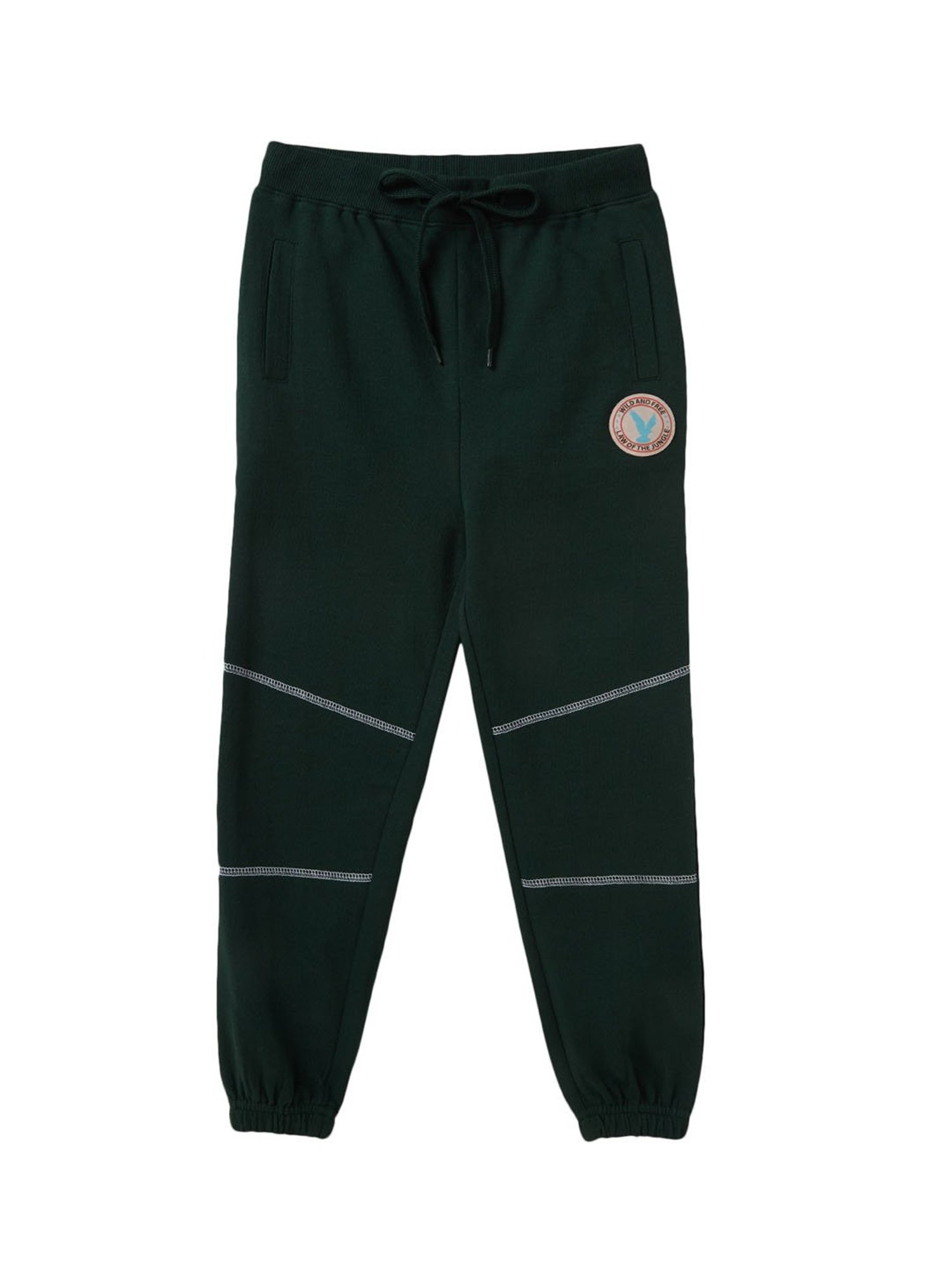 Cub McPaws Boys Green Printed  Joggers