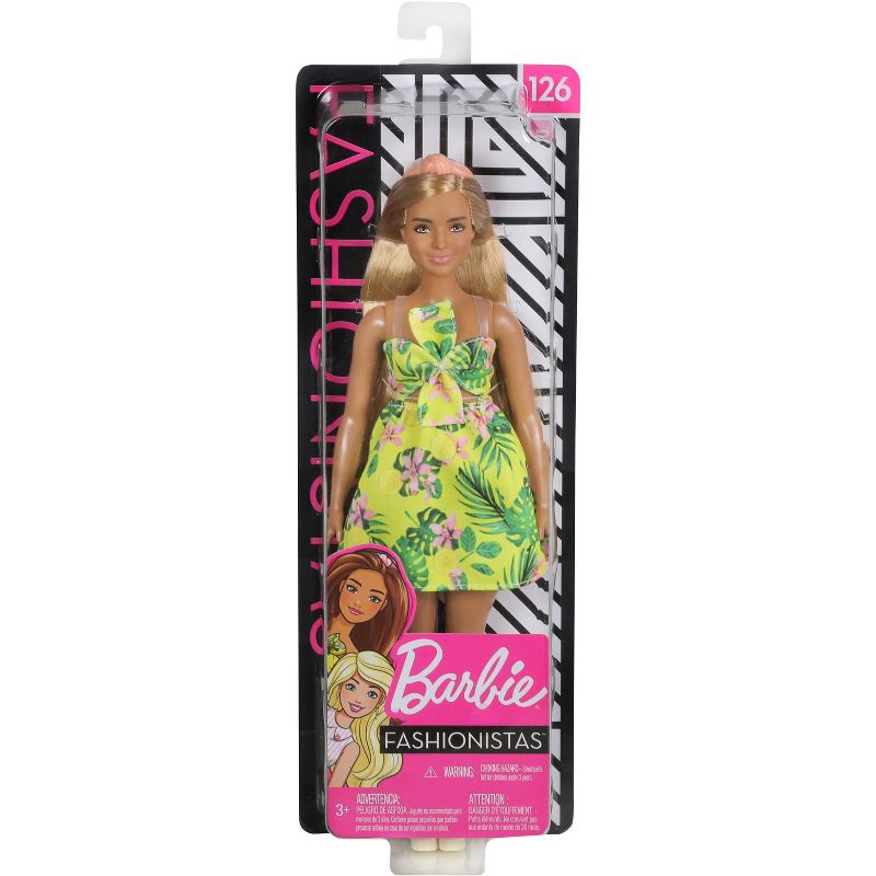 Barbie Fashionistas Doll #126 Jungle Dress