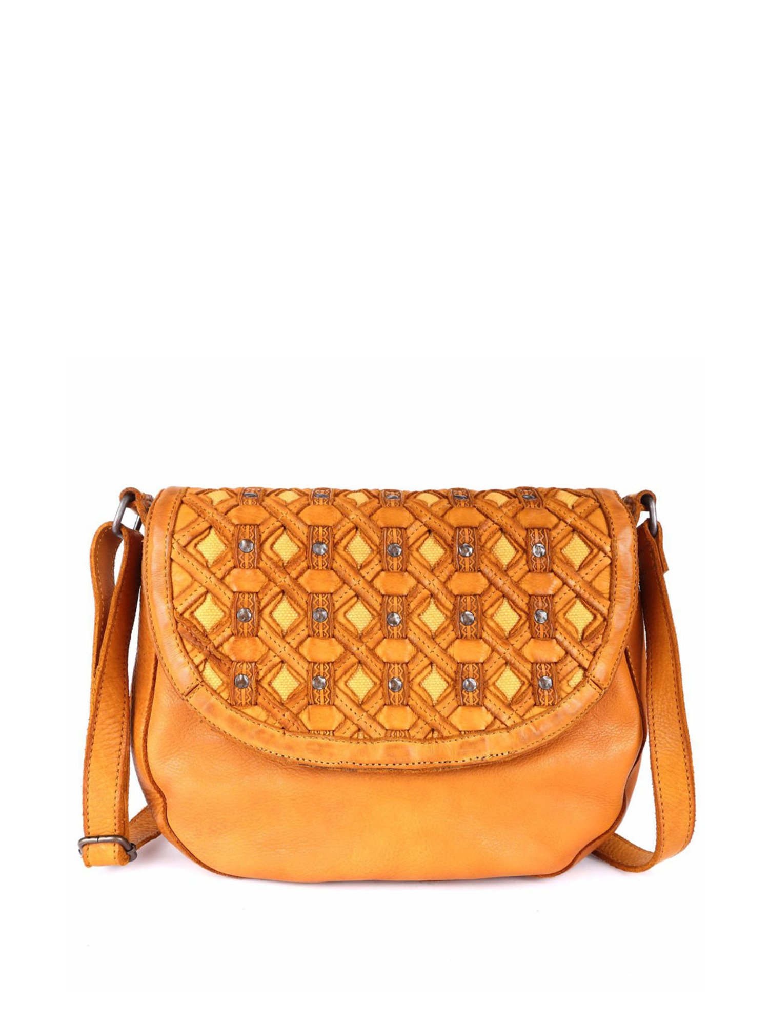 PERQUISITE STEPHANIE Brown Solid Small Sling Handbag