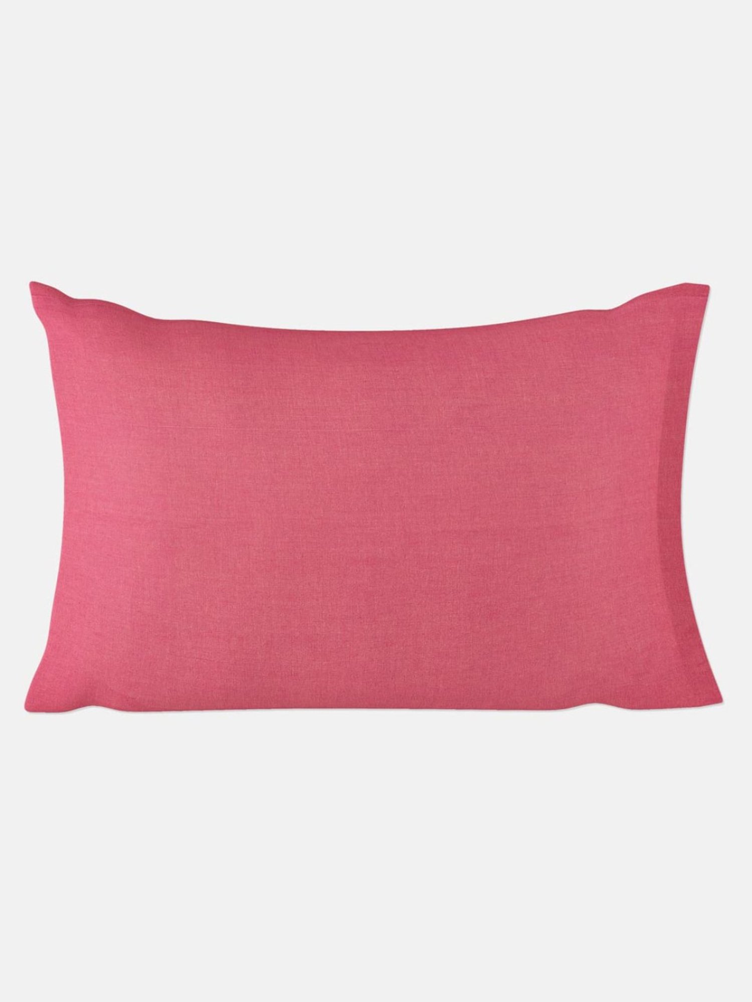 Fabindia Pink Cotton 98 TC Pillow Cover - Set of 2