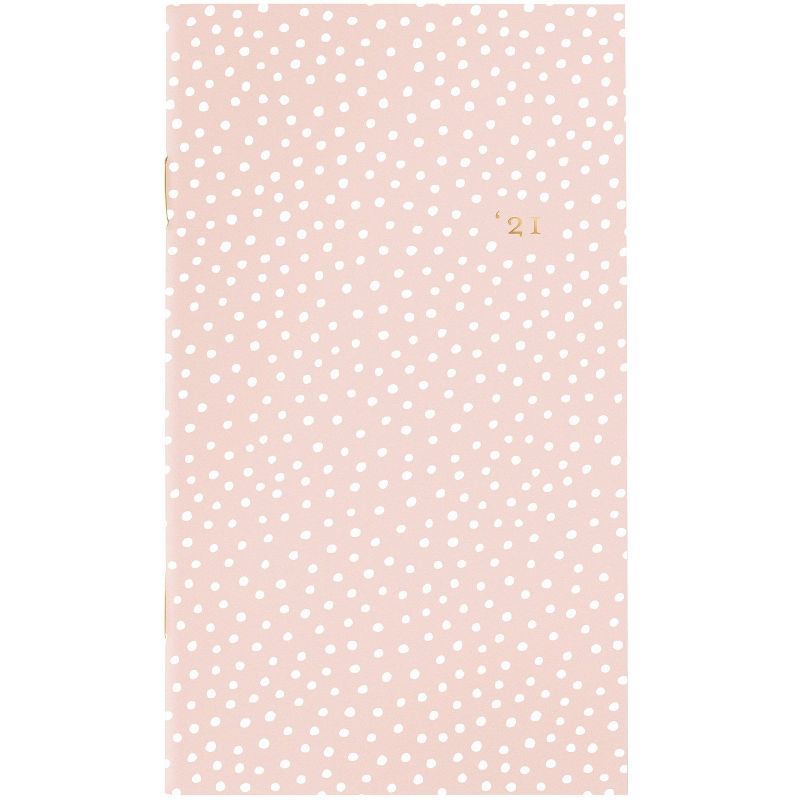 2021 Planner 3.625" x 6.25" Packet Stitched Pink Dot - Sugar Paper™