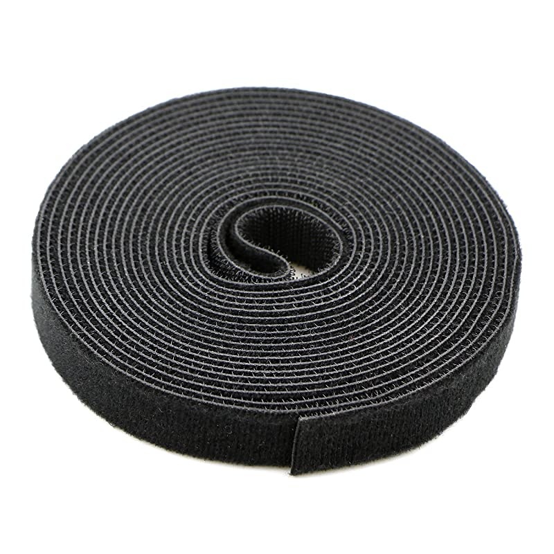 fastening tape Cable Tie Double Side Nylon Power Wire Management 3/4Inch 1 Roll Hook (5 Yards, Style 1)