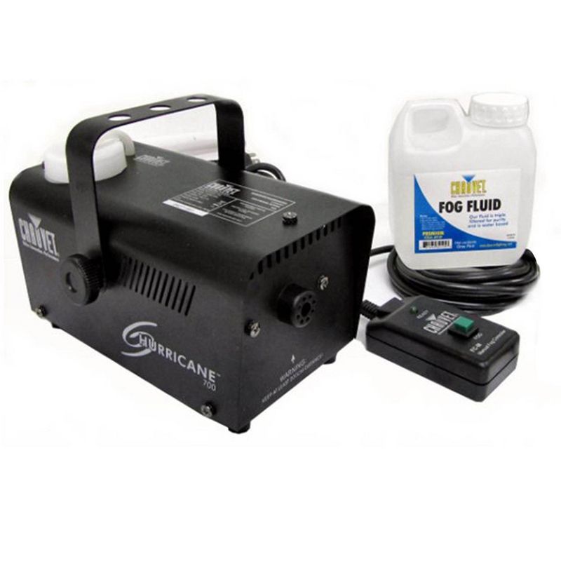 Chauvet DJ DERBY X RGB DMX Pro DJ Strobe Light + H700 Fog Machine + Strobe Light