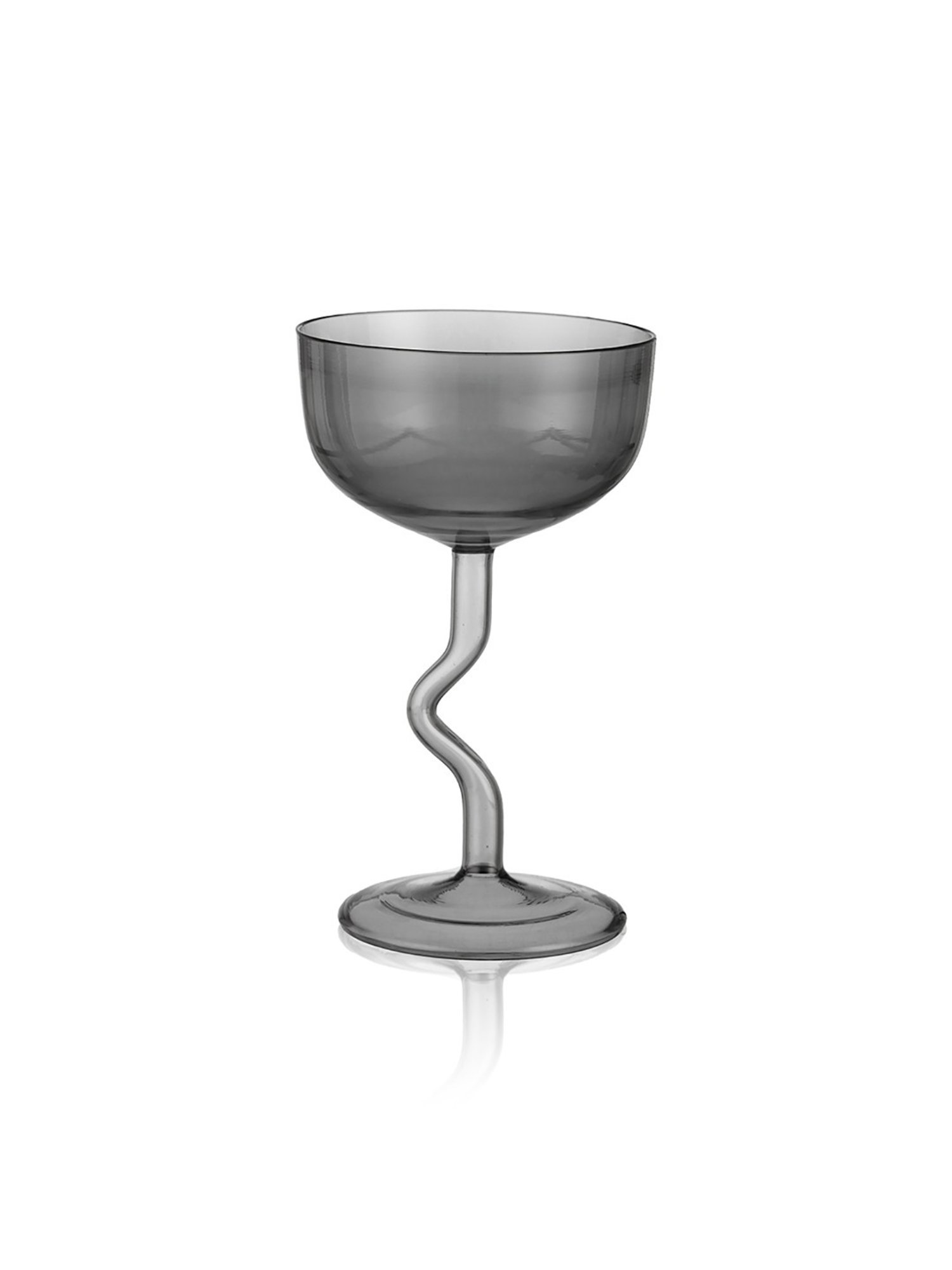 Trovea's Classic And Elegant Coupe Transparent Glass Cocktail Glass - Set of 2