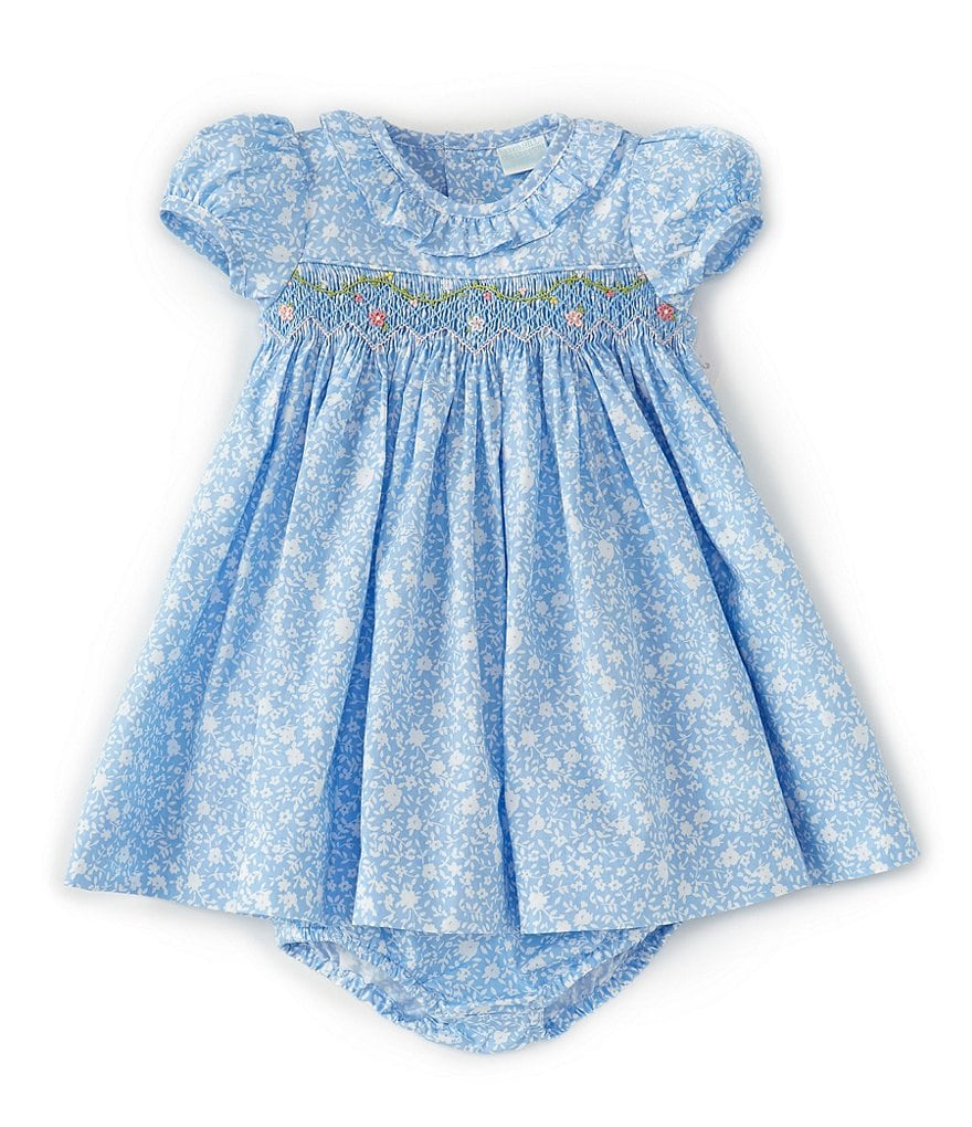 Edgehill Collection Baby Girls 3-24 Months Smocked Ditsy Floral A-Line Dress
