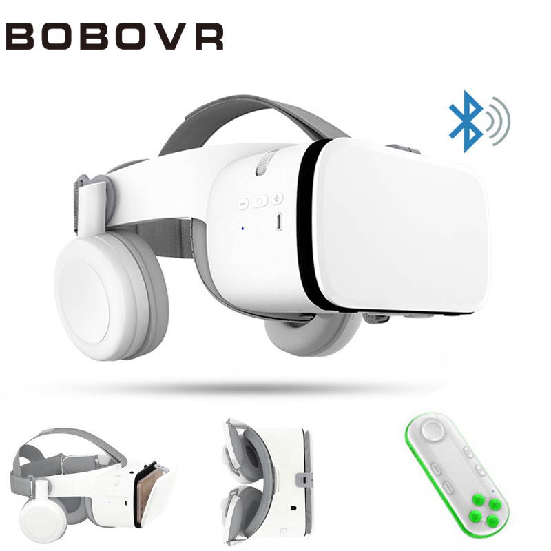 BOBOVR Z5 Update BOBO VR Z6 3D Glasses Virtual Reality Binocular Stereo Bluetooth VR Headset Helmet For iPhone Android
