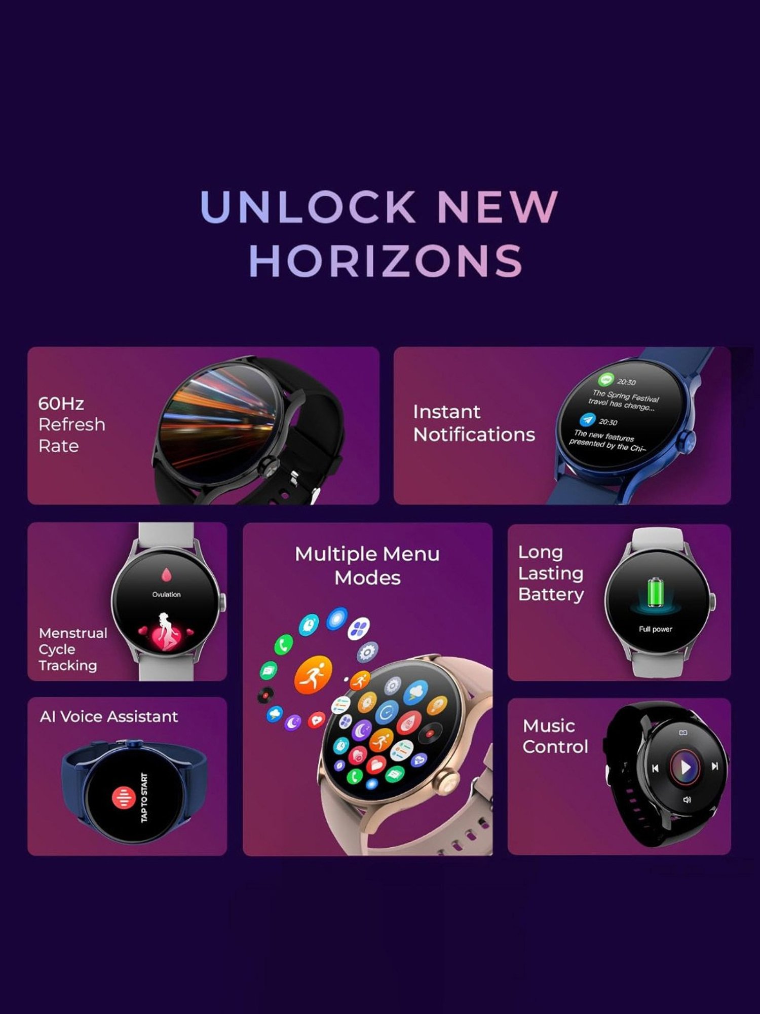 beatXP Flare Pro Bluetooth Calling Smartwatch with 1.39 inch HD Display & IP68 (Champagne Gold)