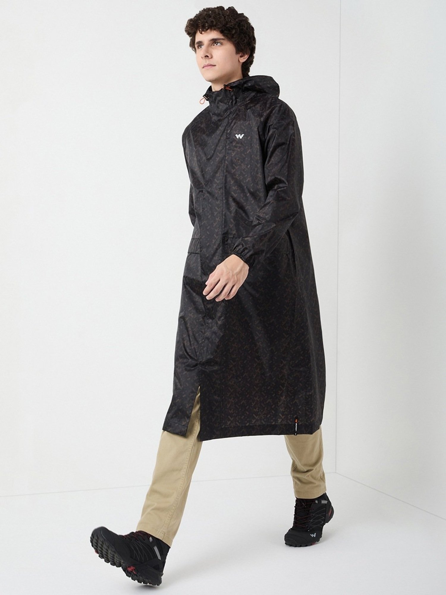 Wildcraft Black Regular Fit Rainwear Jacket