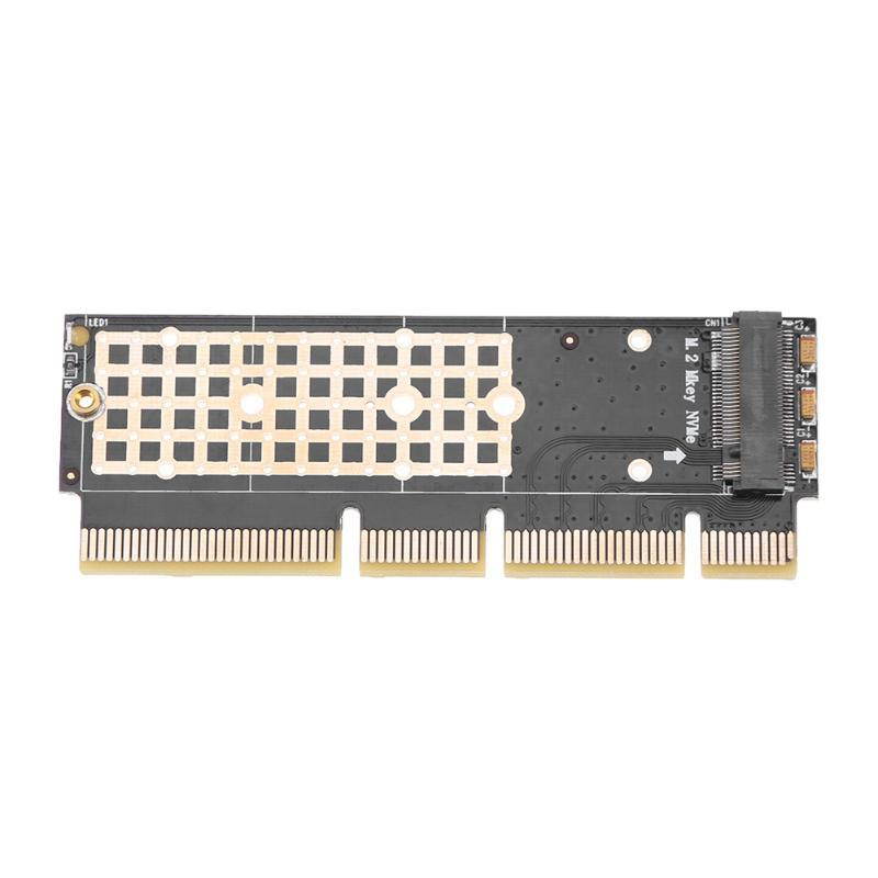 1U 2U Server NVMe NGFF Key M SSD M.2 NGFF to PCI-E 16x Adapter Extender Card with Heat Radiator for Windows7/8 / 10 / Linux