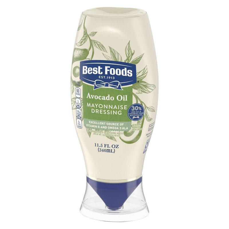 Best Foods Squeeze Bottle Avocado + Lime Mayonnaise Dressing - 11.5oz