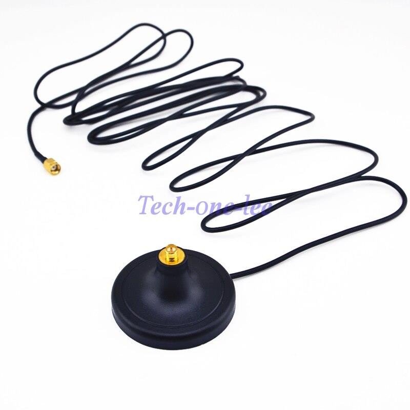 2.4G WIFI Antenna Magnet Base with RP SMA Plug connector gsm antenna 3g magnetic stand