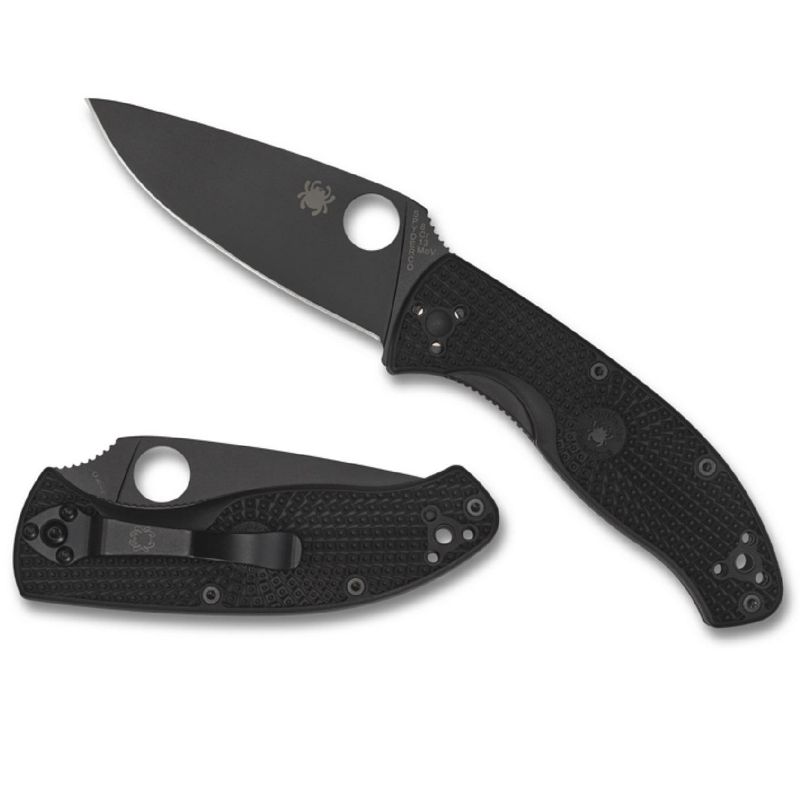 Spyderco Tenacious Folder 3.39 in Blade Black FRN Handle