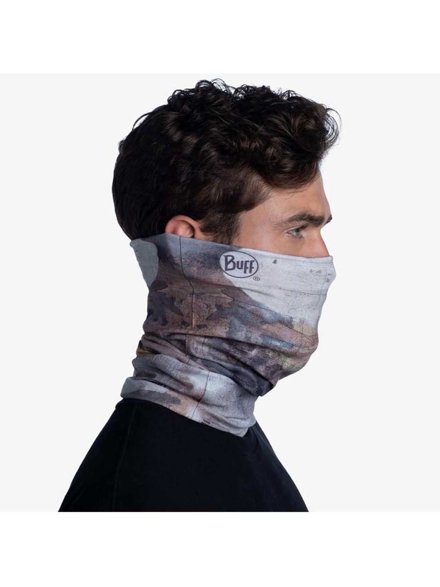 BUFF Black Printed Bandana