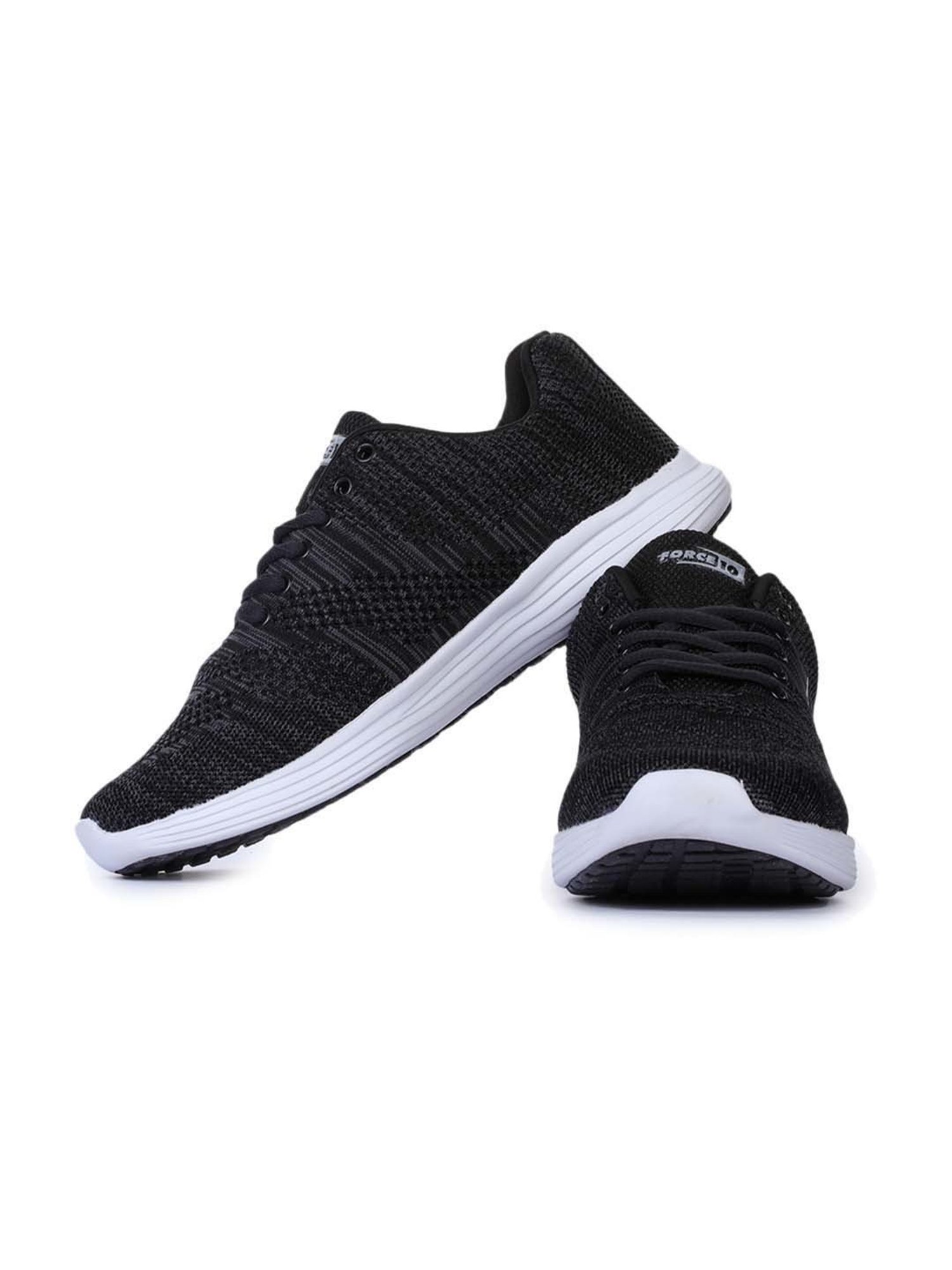 Force 10 by Liberty Black Running Shoes