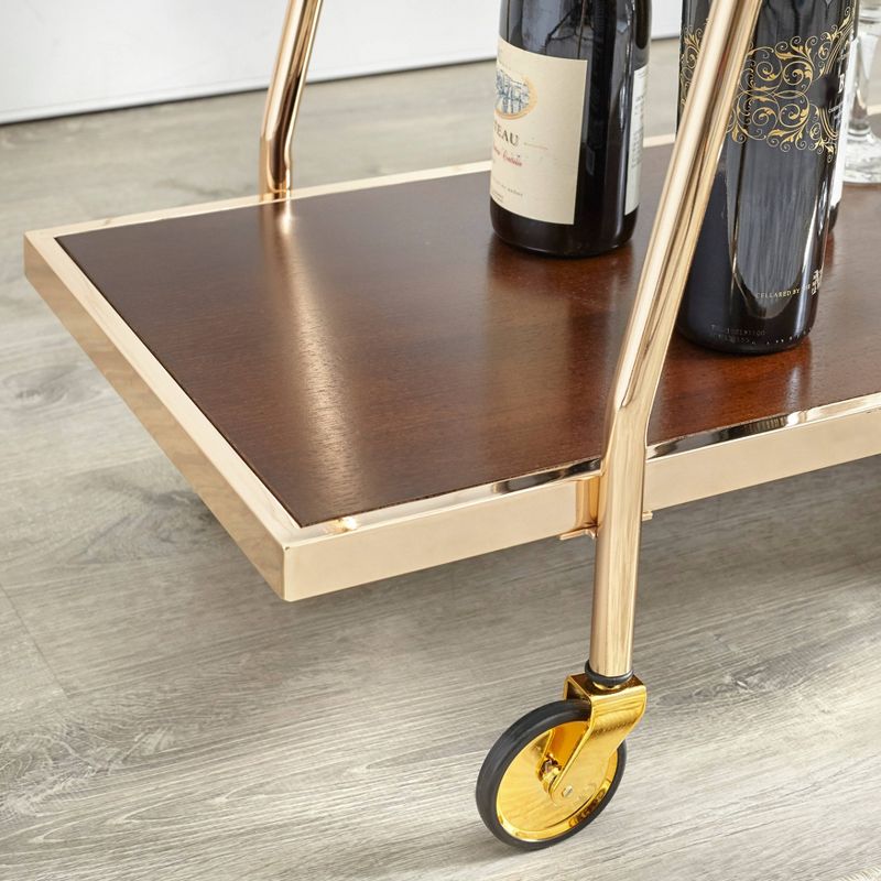 Dorset Bar Cart Bright Gold - angelo : Home
