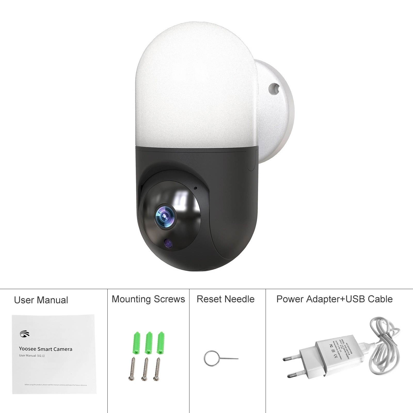Home Security WIFI Camera Wall Lamp 1080P Wireless IP Camera Baby Monitor P/T/Z Security Camera Courtyard