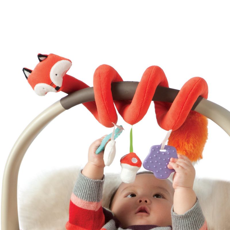 Manhattan Toy Travel + Comfort Fox Activity Spiral Baby Toy