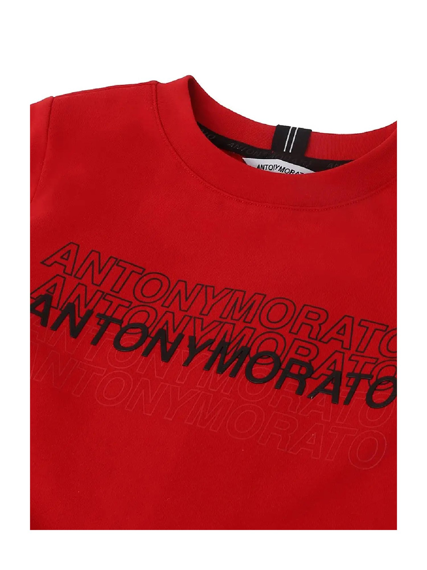 Antony Morato Kids Red Printed  Sweatshirt
