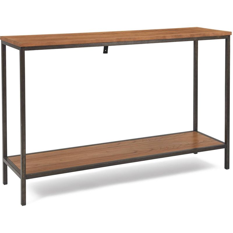 Nolan 2 Tier Console Table Brown - ClickDecor