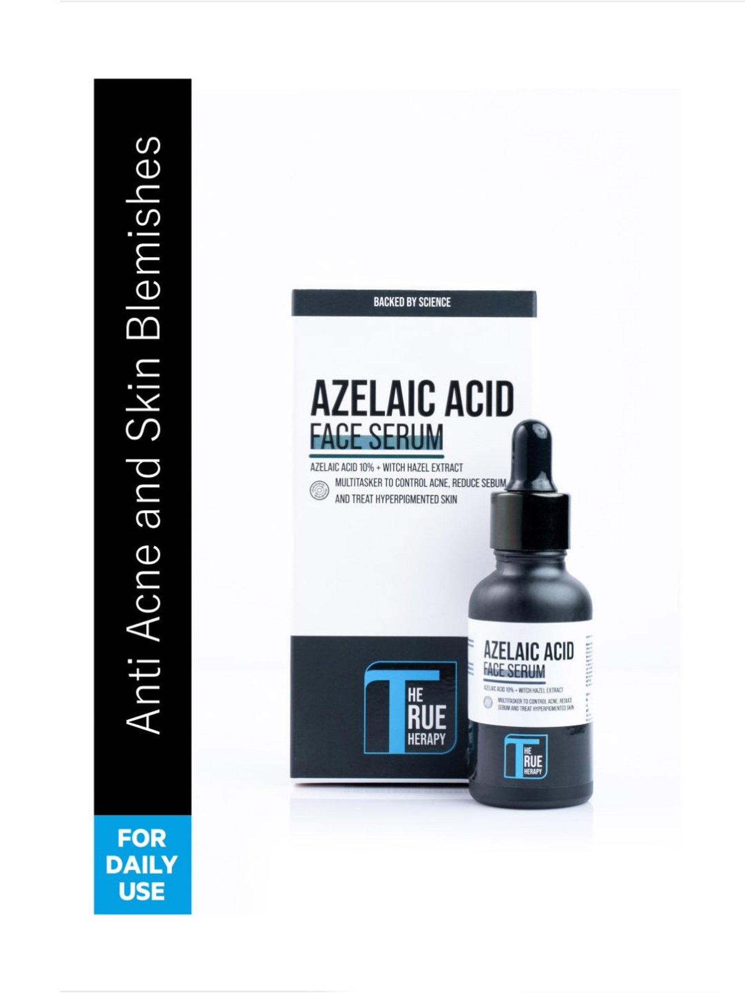 The True Therapy Azelaic Acid 10% & Witch Hazel Extract Face Serum - 30 ml