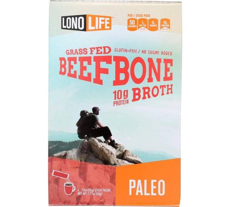 LonoLife Bone Broth Beef Stick - 4pk