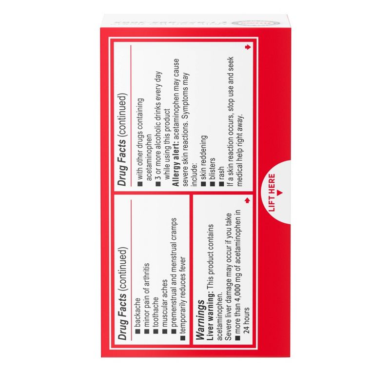 Tylenol Acetaminophen Extra Strength Powder Pack - Berry - 12pk