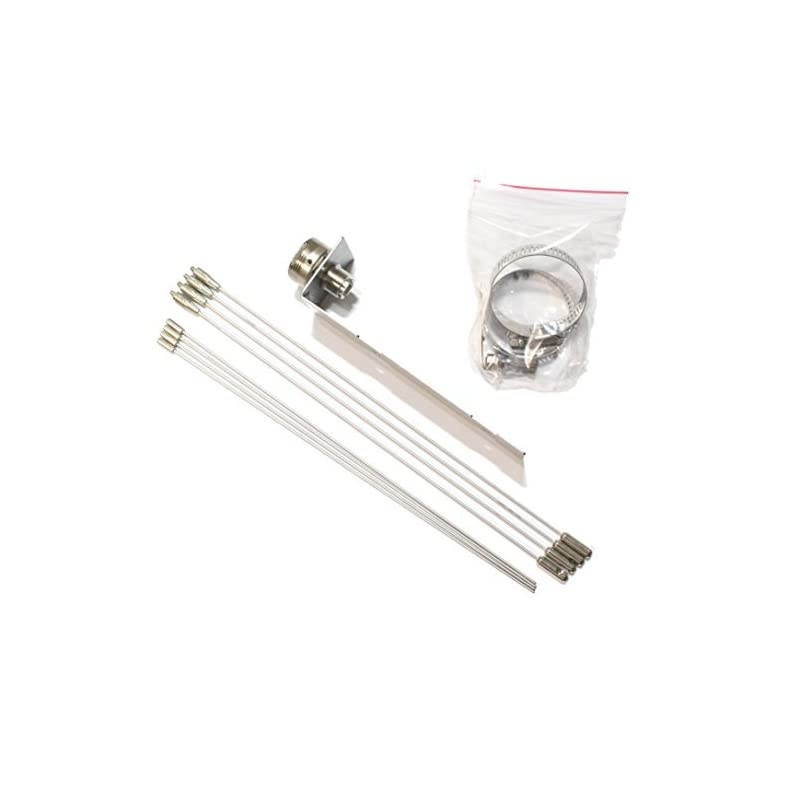 GPK-01 (21" Radials) NMO Mount Ground Plane Kit for Base or Field Use, SO-239 Connector, Mounts to 2" Pole, Mast, Pipe